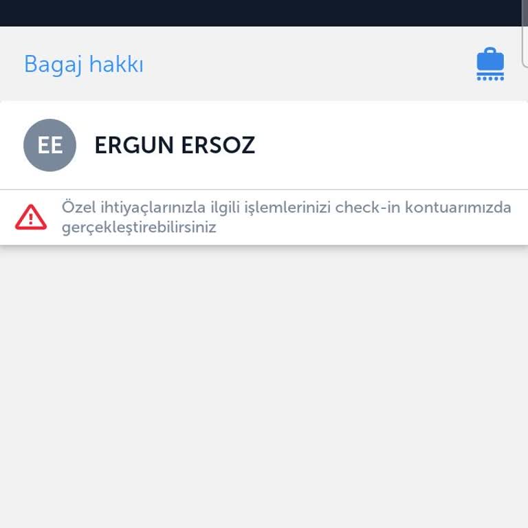 Online Check-in Sorunu ve Fazla Bilet Satışı Endişesi
