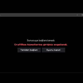 Craftrise Giriş Engeli Sorunu