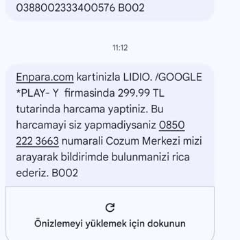 İzinsiz Google Play Ödemesi: Enpara Kartımdan Çekilen Ücretin İadesi Talebi