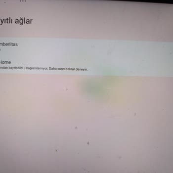 Lenovo Tablet Kablosuz Ağı Görmüyor, Çözüm Bekliyorum