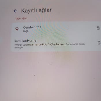 Lenovo Tablet Kablosuz Ağı Görmüyor, Çözüm Bekliyorum