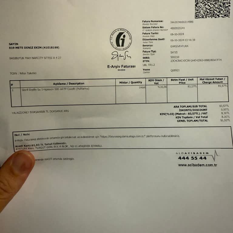 Hastane Çıkışında Yanlış Ücretlendirme ve Güven Sorunu