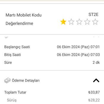 Martı Mobilet'te Haksız Provizyon Çekimi