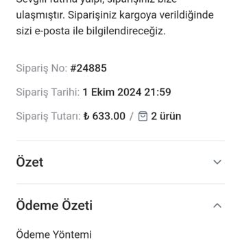 Siparişim Kargoya Verilmedi ve İletişim Yok