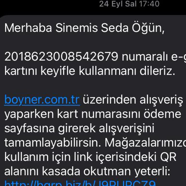 Boyner'de Hediye Çeki ve Kasa Sorunu