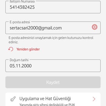 Vodafone Yanımda Uygulamasında Hediye İnternet Sorunu