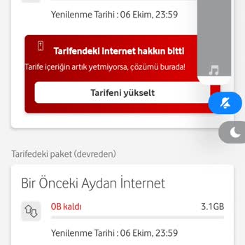 İnternet Paketi Aşımı ve Yüksek Ücretler