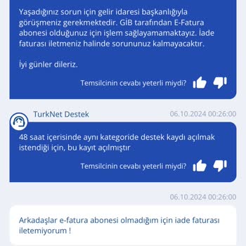 Yanlış Faturalandırma ve İnatçı İletişim Sorunu