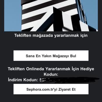 Sephora Black Kart Üyelerine Eksik Promosyon