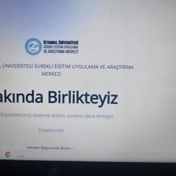 Eğitim Sertifika Sınavına Erişim Engeli