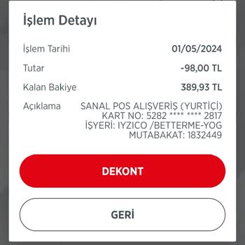 Betterme Görünmeyen Abonelik Beklenmedik Para Çekimi