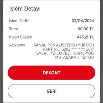 Betterme Görünmeyen Abonelik Beklenmedik Para Çekimi