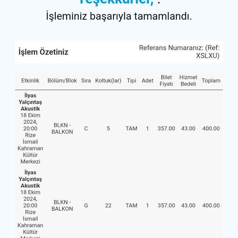 Müşteri Hizmetlerinde İlgisizlik ve Bilet İptali Sorunu