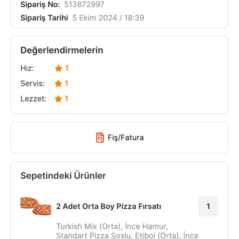Sipariş Teslimatı Sorunu ve Müşteri Hizmetleri Şikayeti