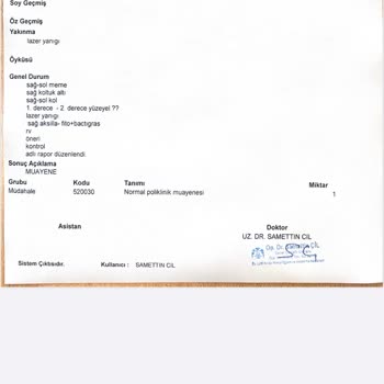 Buz Lazer Epilasyonunda Yanık ve İlgisizlik Şikayeti