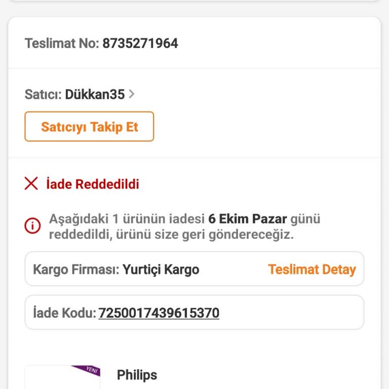 Kırık Ürün ve İade Sorunu