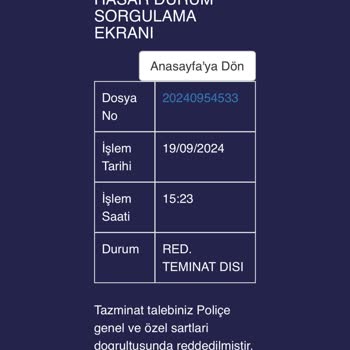Sigorta Kapsamında Çözülmeyen Tefal Süpürge Sorunu