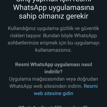 WhatsApp Hesabına Erişim Sorunu