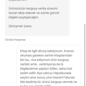 Teslim Edilmeyen Ürün ve Bilgilendirme Eksikliği