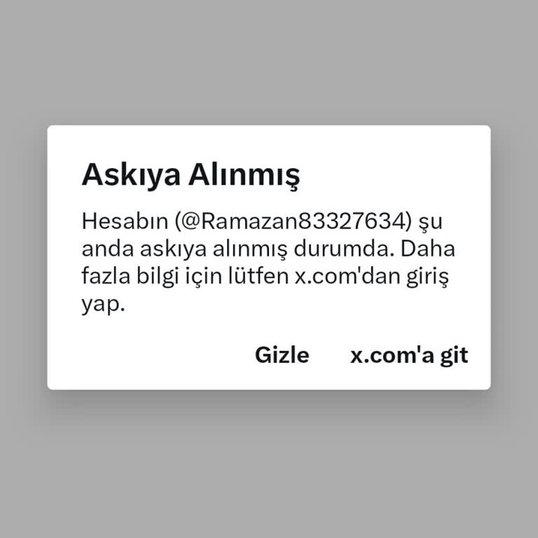 Twitter Hesabım Askıya Alındı ve Destek Alamıyorum