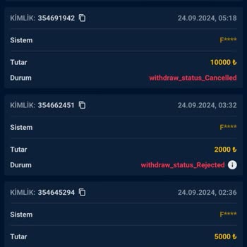 Çekim İşlemlerinde Sürekli Bahaneler