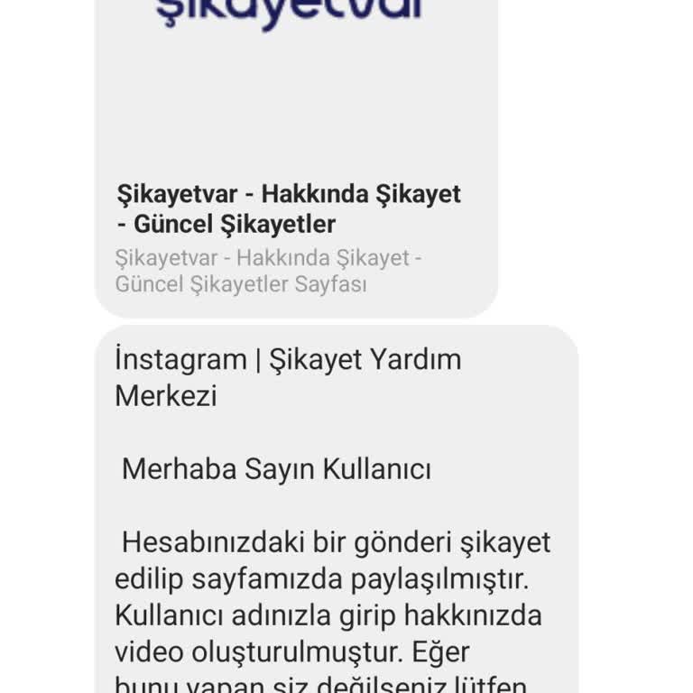 Instagram Hesap Ele Geçirme Sahte Telif Mesajı Mağduriyeti