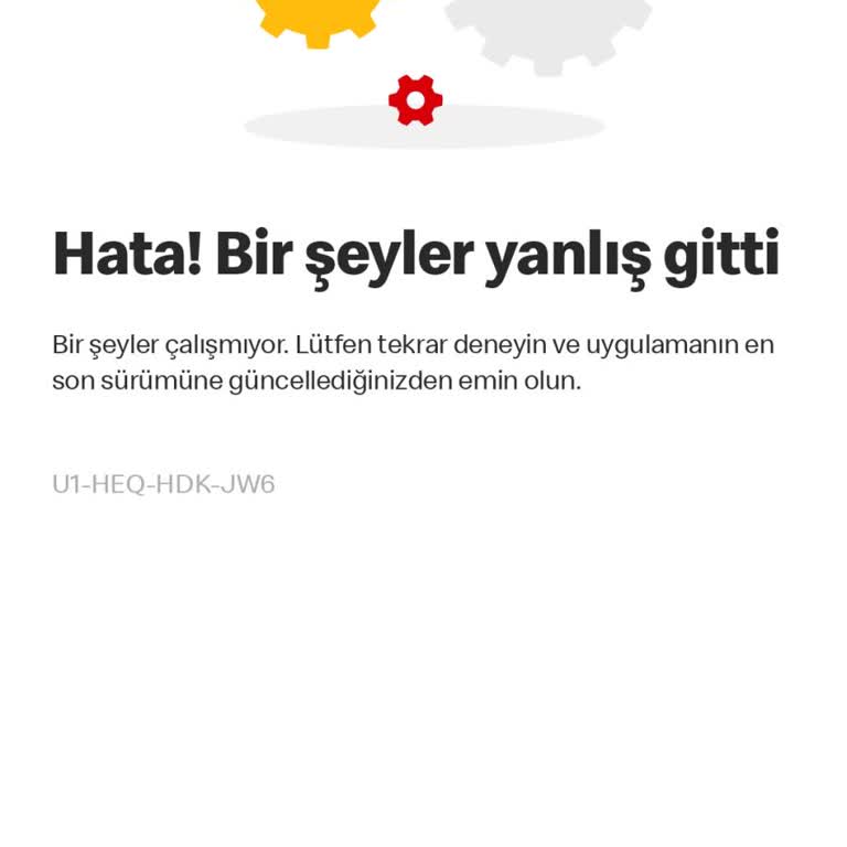 McDonald's Uygulamasında Hata Mesajı Sorunu!