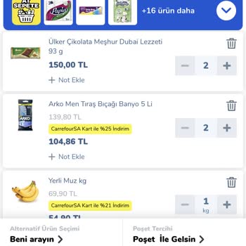 Carrefour Online Alışverişte Ödeme Sorunu