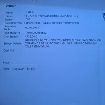 Yanlış Numara: Adidas Ayakkabıda Büyük Hata!