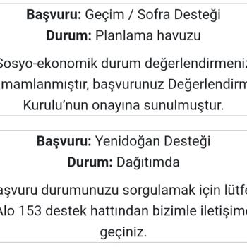 Uzayan Destek Süreci: Yenidoğan ve Sofra Yardımı Bekleyişi