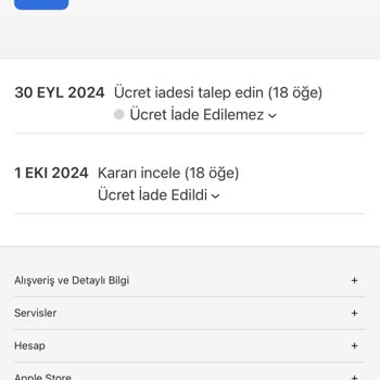 Apple İade Sürecinde Yaşanan Sorun