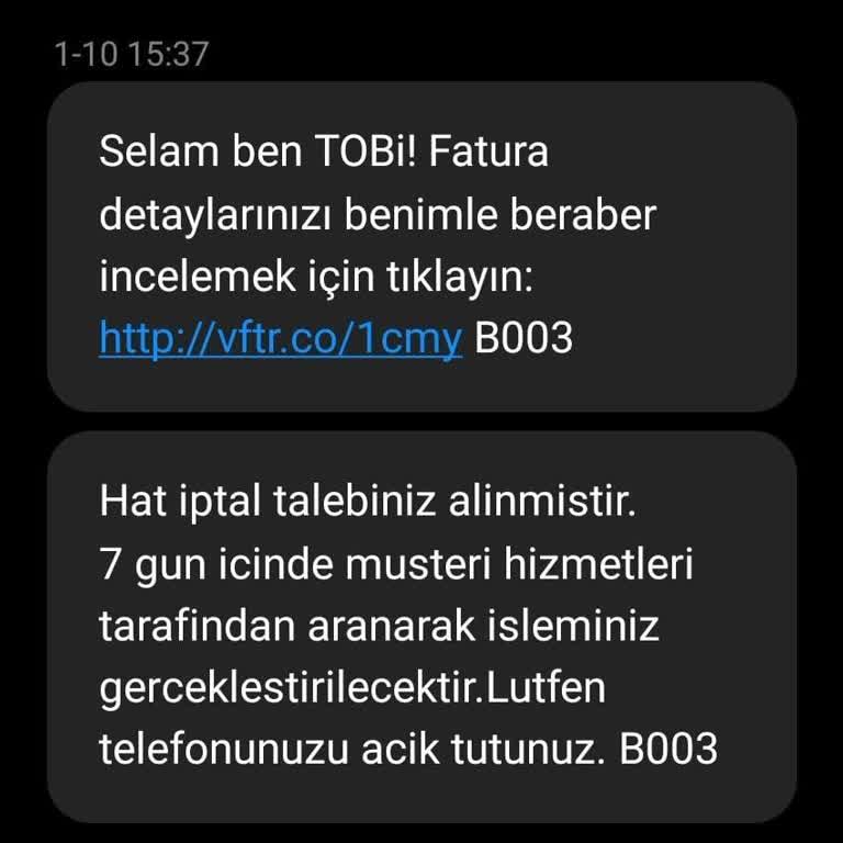 Vodafone'un Mobil Hat İptalindeki Gecikme ve Haksız Fatura Oluşturma İddiası