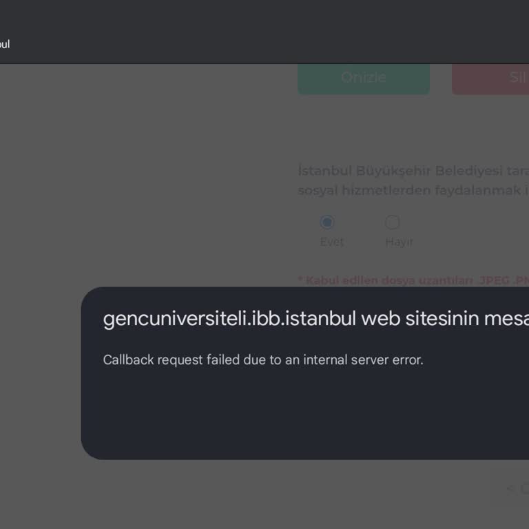 İBB Burs Başvurusunda Sistemsel Hata Engeli