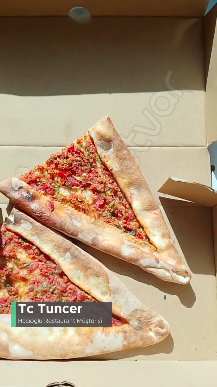 Hacıoğlu Restaurant Pide'nin İçinde Kıyma Olmaması videonun kapak resmi