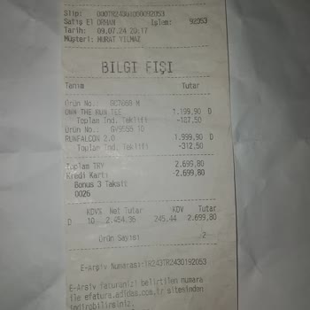 Adidas T-shirt: Hızla Deforme Olan Ürün ve İlgisiz Müşteri Hizmetleri