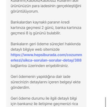 İade Sürecinde Yaşanan Karmaşa ve Mağduriyet