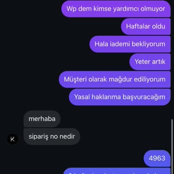 İade Sürecinde İlgisizlik ve Ücret İadesi Sorunu