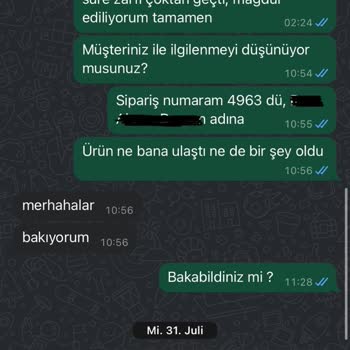 İade Sürecinde İlgisizlik ve Ücret İadesi Sorunu