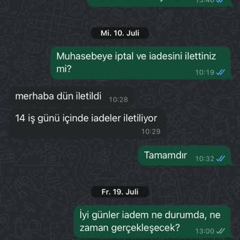 İade Sürecinde İlgisizlik ve Ücret İadesi Sorunu