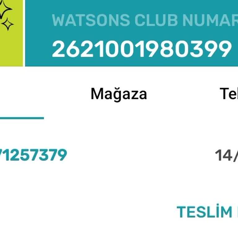 Watsons'tan İade Edilmeyen Saç Boyası Ücreti