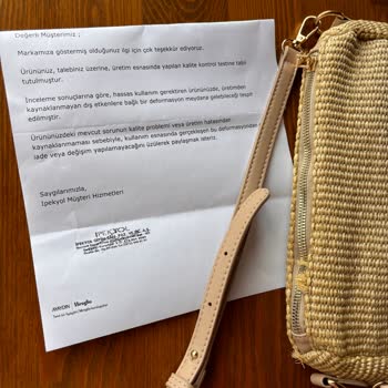 İpekyol Clutch Çantada Kalite Sorunu