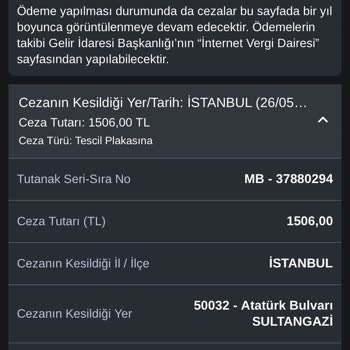 Ödenmiş Trafik Cezaları E-Devlette Görünmüyor