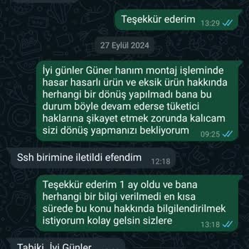 Enza Home'dan Aldığım Yatak Odası Takımı: Eksik ve Hasarlı Teslimat Sorunu