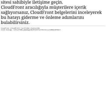 Teknik Destek Eksikliği ve Erişim Sorunu