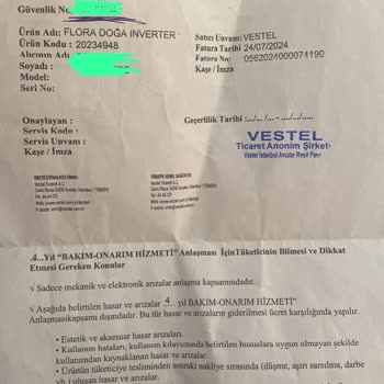 Vestel Klima Montajında Güvenlik İhmali