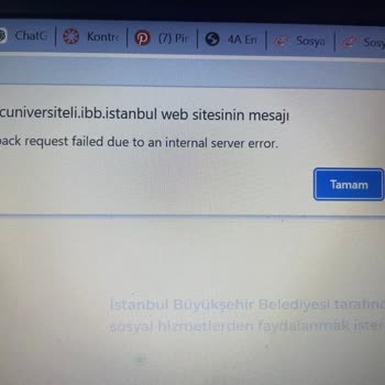 İBB Burs Başvurusunda Sürekli Sistem Hatası