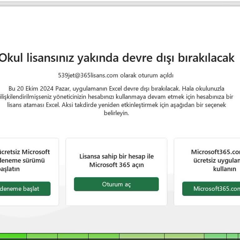 JetLisans'tan Alınan Süresiz Office 365 Hesabının Beklenmedik Devre Dışı Kalma Sorunu