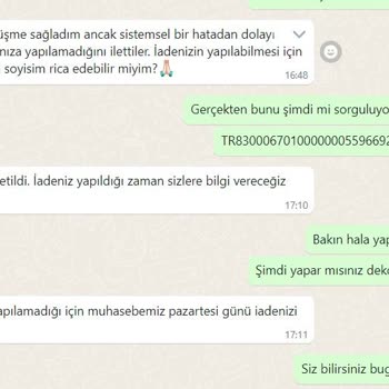İade Sürecinde Gecikme ve İlgisizlik
