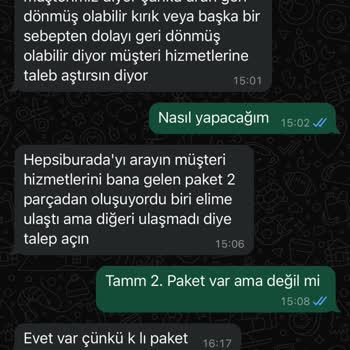 Eksik Ürün Teslimatı ve İptal Edilen Sipariş Sorunu