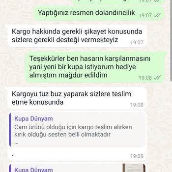 Hasarlı Ürün ve Tehditkar Müşteri Hizmetleri Deneyimi